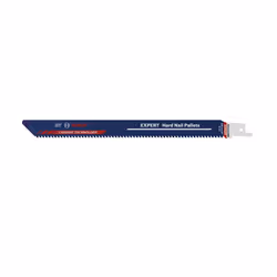 Bosch 2 608 900 387, Lames de scie sabre, Bois avec clous, Carbone, Bleu, 3 mm, 22,5 cm