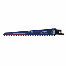 Bosch S 641 HM, Lames de scie sabre, Ciment aéré, Panneau en fibre de ciment, Acier fin au carbone, Noir, Bleu, Rouge, Pointe ...