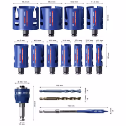 Bosch 2 608 900 489 scie de forage 15 pièce(s) - Vue supplémentaire 4