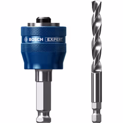 Bosch Expert 2 608 900 527, Adaptateur pour scie cloche, Tige hexagonale, Métal, Tuyau, Plastique, Profil, Bois avec clous, B ...
