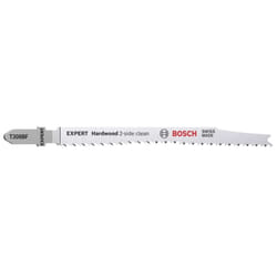 Bosch EXPERT ‘HARDWOOD 2-SIDE CLEAN’ T308 BF Lames de scie sauteuse Bimétal 5 pièce(s)