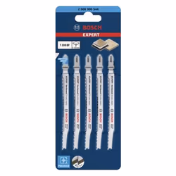 Bosch EXPERT ‘HARDWOOD 2-SIDE CLEAN’ T308 BF Lames de scie sauteuse Bimétal 5 pièce(s)