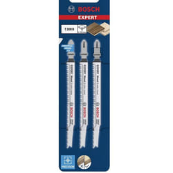 Bosch 2 608 900 550 Lame de scie sauteuse, à chantourner et sabre Lames de scie sauteuse Acier fin au carbone 3 pièce(s)