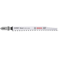 Bosch EXPERT ‘WOOD 2-SIDE CLEAN’ T 308 B Lames de scie sauteuse Acier fin au carbone 25 pièce(s)