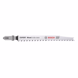 Bosch 2 608 900 553, Lames de scie sauteuse, Bois non abrasif, Bois tendre, Bois, Acier fin au carbone, Gris, 2,2 mm, 5 cm