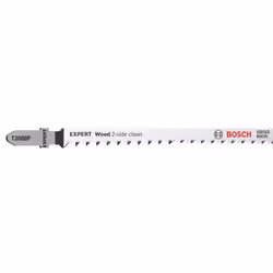 Bosch 2 608 900 558, Lames de scie sauteuse, Bois, Acier fin au carbone, Blanc, 11,7 cm, 5 pièce(s)