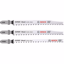 Bosch 2 608 900 559, Lames de scie sauteuse, Contre-plaqué, Bois, 11,7 cm, 3 pièce(s), Ampoule