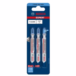 Bosch 2 608 900 561, Lames de scie sauteuse, Acier inoxydable, Carbone, Gris, 1,1 mm, 3 mm