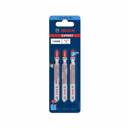 Bosch 2 608 900 565, Lames de scie sauteuse, Fibre de bois, Plastique, Carbone, Bleu, 2,2 mm, 2 cm