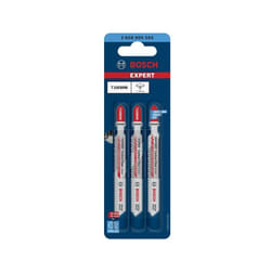 Bosch 2 608 900 565 Lame de scie sauteuse, à chantourner et sabre Lames de scie sauteuse Carbone 3 pièce(s)