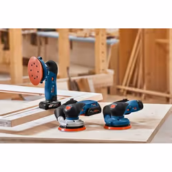 Bosch GEX 12V-125 Professional Ponceuse à disque 10000 tr/min 20000 OPM Noir, Bleu, Rouge