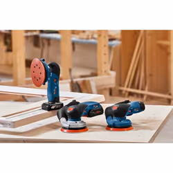 Bosch GEX 18V-125 Professional Ponceuse orbitale aléatoire 10000 tr/min 20000 OPM Noir, Bleu, Gris, Rouge - Vue supplémentaire 4