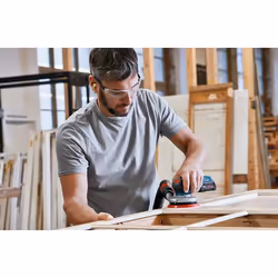 Bosch GEX 18V-125 Professional Ponceuse orbitale aléatoire 10000 tr/min 20000 OPM Noir, Bleu, Gris, Rouge - Vue supplémentaire 6