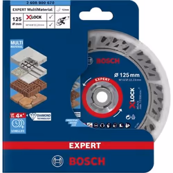 Bosch EXPERT MULTIMATERIAL X-LOCK Disque de coupe