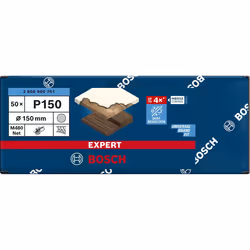 Abrasif maillé Bosch M480; 150 mm; P150; 50 unités