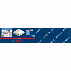 Abrasif maillé Bosch M480; 225 mm; P80; 25 unités