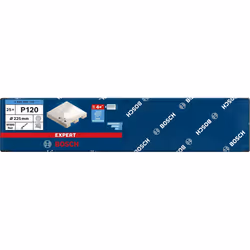 Abrasif maillé Bosch M480; 225 mm; P120; 25 unités