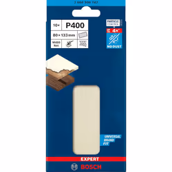 Abrasif maillé Bosch M480; 80x133 mm; P400; 10 unités