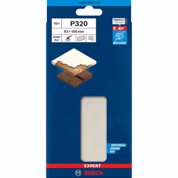 Abrasif maillé Bosch M480; 93x186 mm; P320; 10 unités