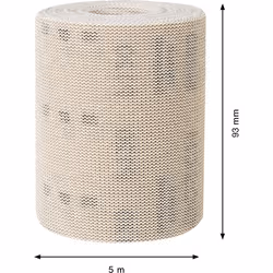 Rouleau de ponçage Bosch M480; 93 mm; 5 m; P120