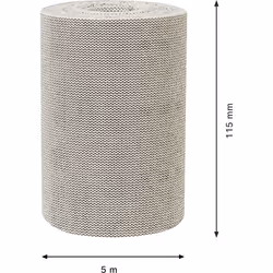 Rouleau de ponçage Bosch M480; 115 mm; 5 m; P100