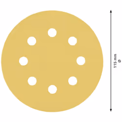 Papier de sable Bosch EXPERT C470 115 mm; K120; 5 unités