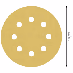 Papier de sable Bosch EXPERT C470 115 mm; K180; 5 unités