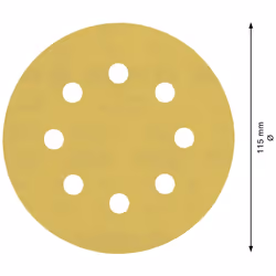 Papier de sable Bosch EXPERT C470 115 mm; K320; 5 unités