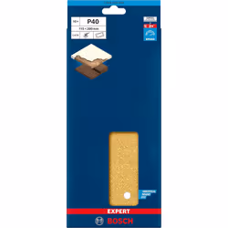 Papier de sable Bosch C470; 115x280 mm; K40; 10 unités - Vue supplémentaire 5