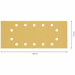 Papier de sable Bosch EXPERT C470; 115x280 mm; K180; 10 unités