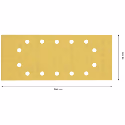 Papier de sable Bosch EXPERT C470; 115x280 mm; K400; 10 unités
