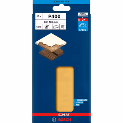 Papier de sable Bosch C470; 93x186 mm; K400; 10 unités - Vue supplémentaire 5