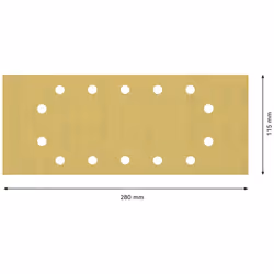 Papier de sable Bosch EXPERT C470; 115x280 mm; K320; 10 unités