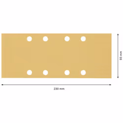 Papier de sable Bosch EXPERT C470; 93x230 mm; K100; 10 unités