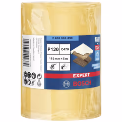 Rouleau de ponçage Bosch EXPERT C470; 115x5000 mm; K120