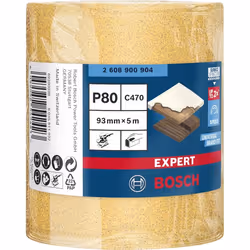 Rouleau de ponçage Bosch C470; 93 mm; 5 m; K80
