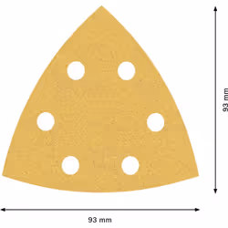 Papier de sable Bosch C470; 93 mm; G100; 50 unités - Vue supplémentaire 7
