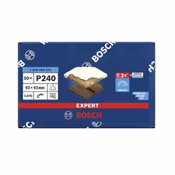 Papier de verre pour ponceuse delta Bosch EXPERT C470; 93 V; K240; 50 unités