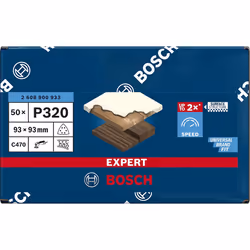 Papier de sable Bosch C470; 93 mm; K320; 50 unités - Vue supplémentaire 4
