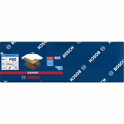 Papier de sable Bosch C470; 93x186 mm; G80; 50  unités