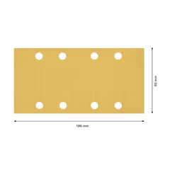 Papier de sable Bosch EXPERT C470; 93x186 mm; K180; 50 unités - Vue supplémentaire 4