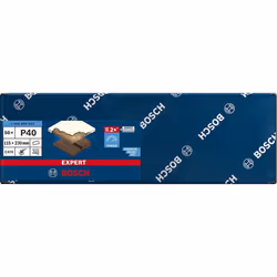 Papier de sable Bosch C470; 115x230 mm; K40; 50 unités