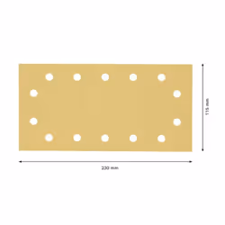 Papier de sable Bosch EXPERT C470; 115x230 mm; K120; 50 unités - Vue supplémentaire 4