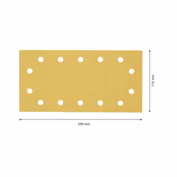 Papier de sable Bosch EXPERT C470; 115x230 mm; K240; 50 unités