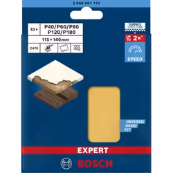 Bosch 2 608 901 113 fourniture de ponçage et de meulage rotatif Bois pâte sablée