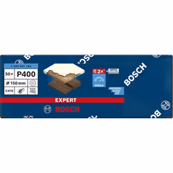 Papier de sable Bosch C470; 150 mm; K400; 50 unités - Vue supplémentaire 6