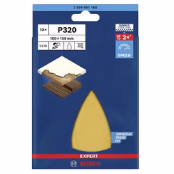 Papier de sable Bosch EXPERT C470; 100x150 mm; K320; 10 unités
