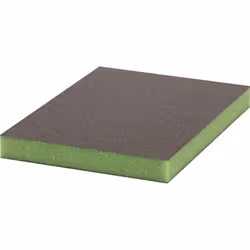 Bosch 2 608 901 173, Patin de ponçage, Grain super fin, mousse, Bois, Ponçage, Marron, Vert