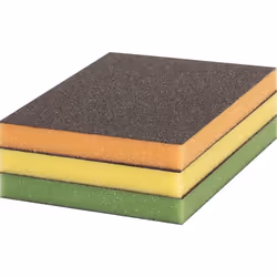 Bosch 2 608 901 176, Patin de ponçage, Kit de sablage, mousse, Bois, Ponçage, Marron, Vert, Orange, Jaune