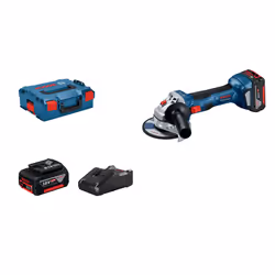 Bosch GWS 18V-7 Professional, 11000 tr/min, 12,5 cm, Batterie, 4 Ah, Moteur sans balai